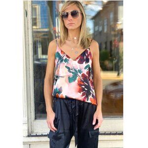 NWT New $176 Cami NYC The Olivia Cami Autumn Wildflowers Size M